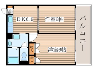 アイリス鶴里の物件間取画像